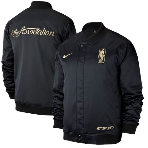 nike nba schwarz gold jacke|NBA jackets for sale.